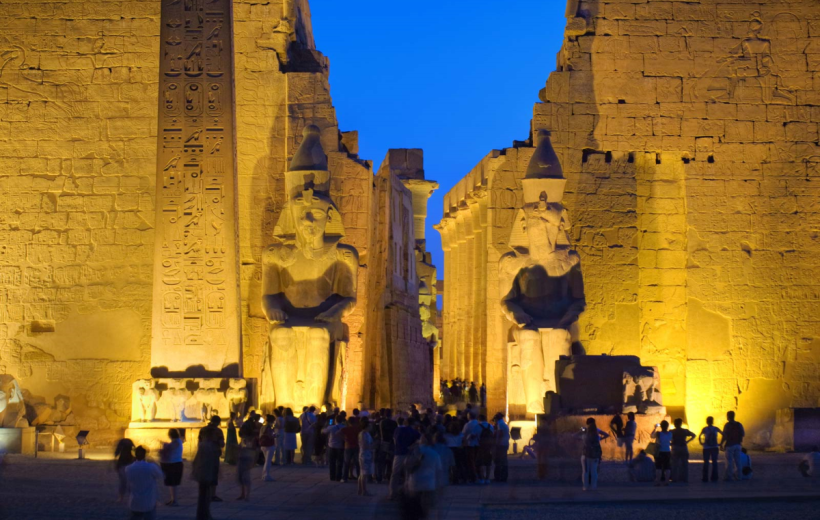 Sound and Light Show at Karnak Temple in Luxor